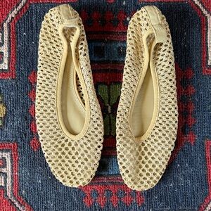 H&M Tan Mesh Women's Flats